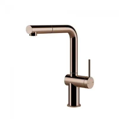 PRONTA CONSEGNA - Gessi Miscelatore monocomando con doccetta estraibile Inedito Collection 60433 030 finitura Copper PVD - IN PROMOZIONE FINO AL 5/09