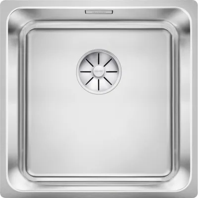 PRONTA CONSEGNA - Blanco | Lavello una vasca SOLIS 400-IF 1526118 in acciaio inox da 44x44 cm - Sopratop/Filotop