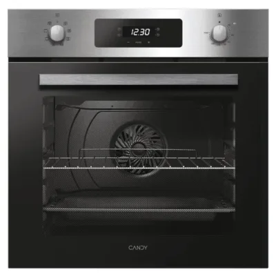 Candy Forno elettrico da incasso FMCIDCX605CA finitura acciaio inox e vetro nero da 60 cm