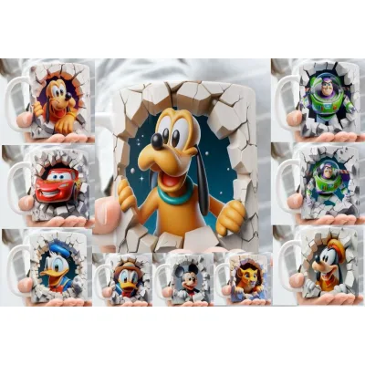 Tazza 330 ml con personaggi Disney --IN ARRIVO--