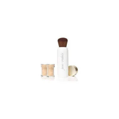 JANE IREDALE POWDER-ME SPF30 REFILLABLE BRUSH + 2 REFILL GOLDEN 5G