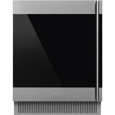 Smeg S Cantina vini sottotop CVI338LX3 finitura vetro silver da 60 cm - Cerniera a sinistra - IN PROMOZIONE FINO AL 6/07