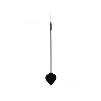 Frustino a cuore da cavalli nero 40 cm circa fetish bondage BDSM sadomaso nero