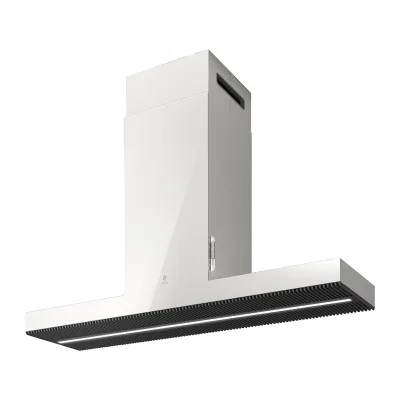 Elica Cappa a isola HAIKU ISLAND WH/A/120 PRF0146290 finitura Krion bianco da 120 cm