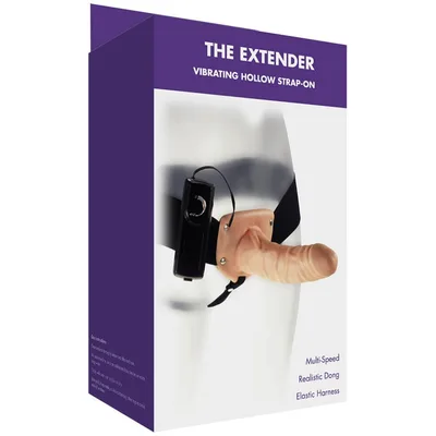 Strap-On Vibrante Me You Us The Extender 15 cm Cavo PVC Harness Elastico Telecomando Sex Toy
