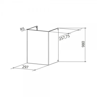 Faber Kit camino superiore 112.0157.252 finitura inox spazzolato