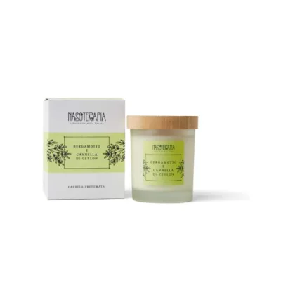 NASOTERAPIA CANDELA BERGAMOTTO E CANNELLA DI CEYLON