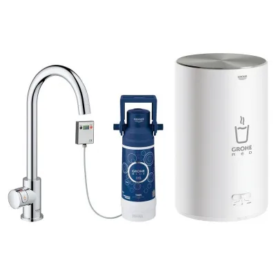 Grohe Miscelatore e boiler taglia M Red Mono 30085001 finitura cromo