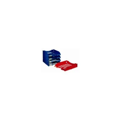 FELLOWES LEONARDI PORTACORRISPONDENZA ROSSO TRASPAREN E040TRR