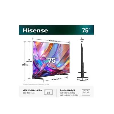 HISENSE ITALY SRL 75 E79S QLED 4K UHD SMART VIDAA 75E79S