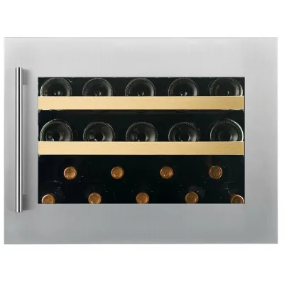 PRONTA CONSEGNA - Dunavox Cantinetta vino da incasso/sottotop SPIRIT-19 DVS-19.50SS finitura inox da 59 cm