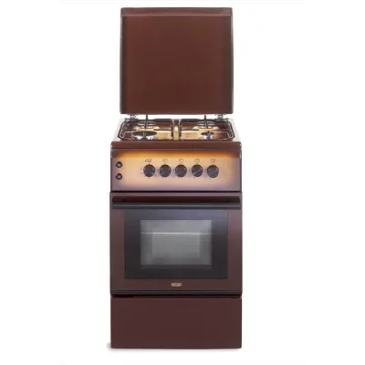 De Longhi Cucina a libera installazione DL554GK2 a 4 fuochi e forno a gas finitura coppertone da 50 cm