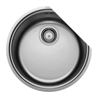 PRONTA CONSEGNA - Blanco | Lavello rotondo una vasca RONDOSOL-IF 1614647 in acciaio inox da Ø44.8 cm - Sopratop/Filotop