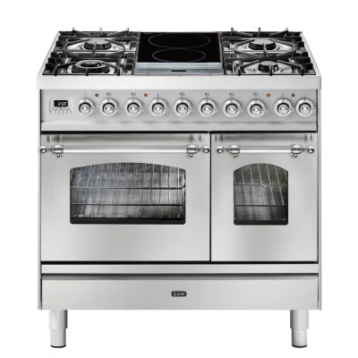 Ilve Cucina PD09N da incasso Nostalgie PD09IDNE3 doppio forno e piano cottura 4 fuochi e 2 zone induzione con dual da 90 cm - PROMOZIONE ATTIVA FINO AL 19/10