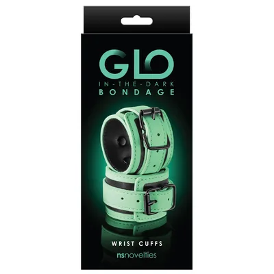 Manette Bianche Fluo glo in the dark wrist cuffs bondage sadomaso fetish