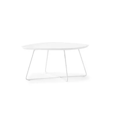 Connubia Tavolino fisso Ciop CB5225-G con struttura in metallo e piano a scelta da 70x66 cm