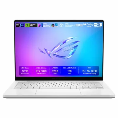 ASUS ROG Zephyrus G14 OLED GA403UP-QS001W AMD Ryzen 9 270 32GB NVIDIA GeForce RTX 5070 SSD 1TB 14'' 3K Win11