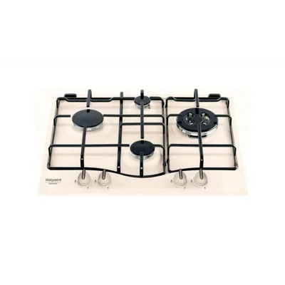 PRONTA CONSEGNA - Hotpoint Piano cottura a gas Tradizione 7HPCN 640T (OW) R/HA finitura bianco antico da 60 cm