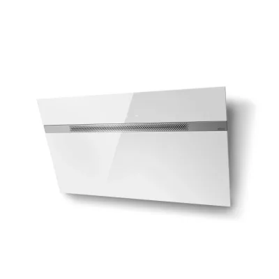 Elica Cappa aspirante a parete NEAT @ WH/A/90 PRF0199574 finitura vetro bianco da 90 cm