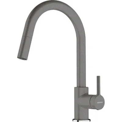 Franke: Miscelatore monocomando Lina Doccia 115.0626.057 finitura stone grey
