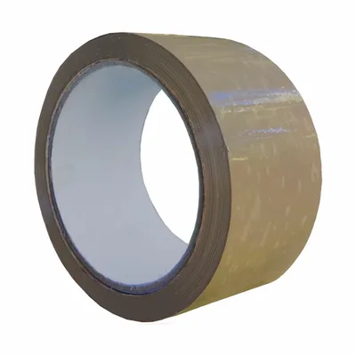 Nastro adesivo da imballaggio 85% PET riciclato Avana - lungo 132mt, largo 75mm, spesso 37 micron, 24 pz