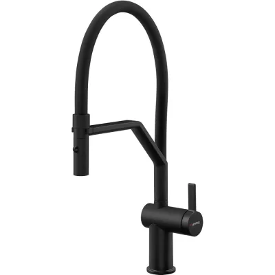 Smeg S Miscelatore monocomando con doccetta MID20MN finitura nero opaco - IN PROMOZIONE FINO AL 6/07