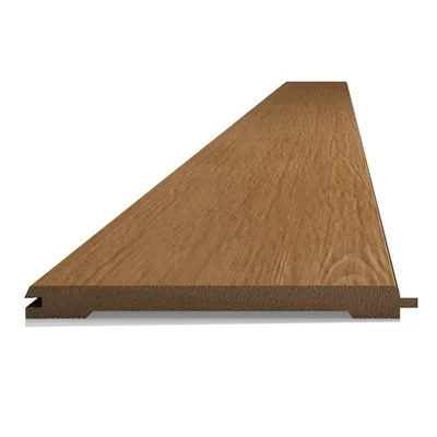 Pannello doga murale 3D decorativo in duropolimero rovere caldo 150x13x2800 mm (minimo 5pz)