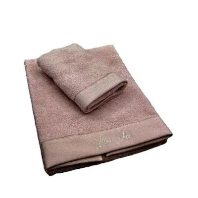 Liu Jo set asciugamano viso + asciugamano ospite spugna 500 grammi m/q