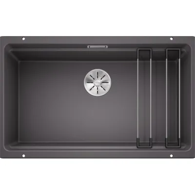 Blanco Lavello una vasca ETAGON 700-U 1525168 finitura grigio roccia da 73x46 cm - Sottotop