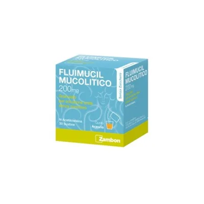 FLUIMUCIL MUCOLITICO 30 BUSTINE 200MG SENZA ZUCCHERO