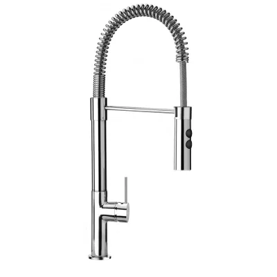 Schock Miscelatore monocomando con doccetta AQUASOFT SLIM SXSOFTL80 finitura cromato