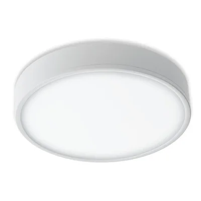 Plafoniera LED bianca in acrilico e alluminio 64,8w 7800lm 3000k 40x40x5,2cm