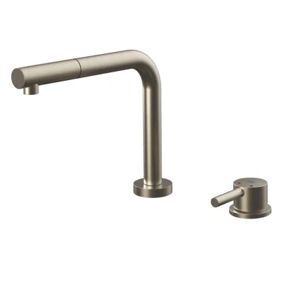 Gessi Miscelatore abbattibile con comando remoto e doccetta estraibile Su and Giù Collection 50109 149 finitura Finox - IN PROMOZIONE FINO AL 6/07