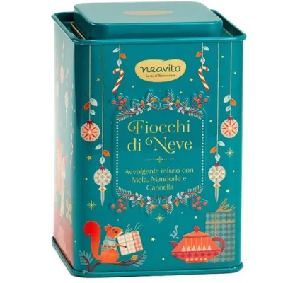 NEAVITA INFUSO FIOCCHI DI NEVE SQUARE TIN VERDE