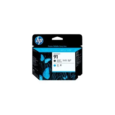 TESTINA DI STAMPA ORIGINALE HP 91 NERO OPACO CIANO C9460A DesignJet Z6100