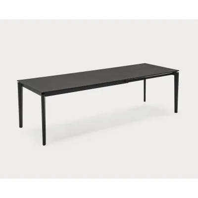 Connubia Tavolo allungabile Pentagon Fast CB4800-R 1600 con struttura in metallo e piano in ceramica da 160(260)x90 cm