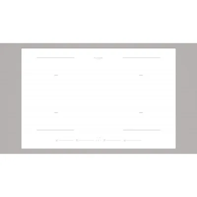 Fulgor Piano cottura a induzione FCH 804 ID TS WH in vetroceramica bianco lucido da 80 cm