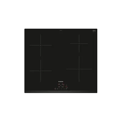 Siemens Piano cottura a induzione EU63KBEB5E in vetroceramica nero da 60 cm
