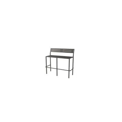 RD Italia Panca alta impilabile DORIO con struttura e seduta in acciaio da 113x45 cm - Con schienale