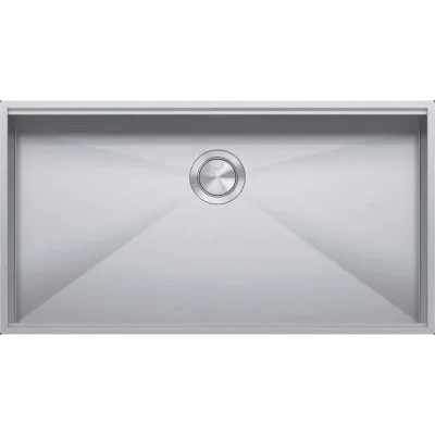 Barazza Lavello una vasca FLEXI R0 1QA841I finitura inox satinato da 80x46 cm