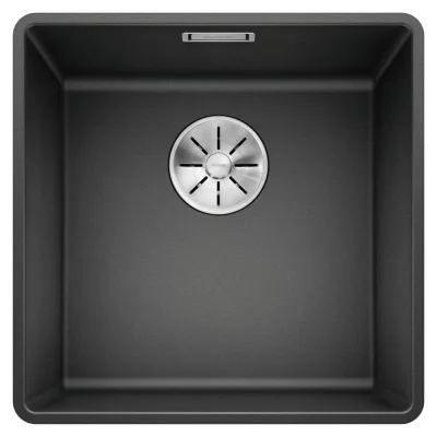 Blanco Lavello una vasca SUBLINE 400-F 1519796 finitura antracite da 42.7x42.7 cm - Filotop
