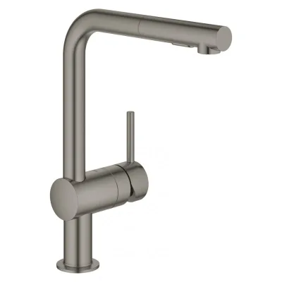 Grohe Miscelatore monocomando Minta 30274AL0 finitura grafite spazzolato