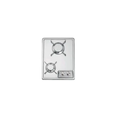 Alpes Piano cottura a gas F 539/2GG in acciaio inox da 39 cm