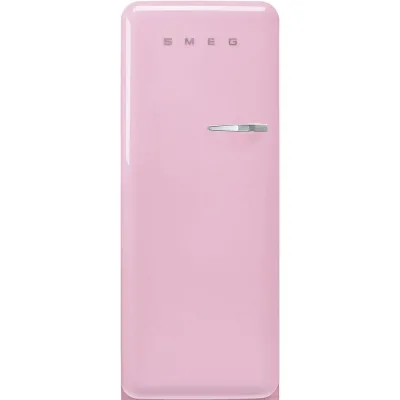 Smeg Frigorifero monoporta con cerniere a sinistra a libera installazione FAB28LPK6 finitura rosa da 60 cm - IN PROMOZIONE FINO AL 30/06