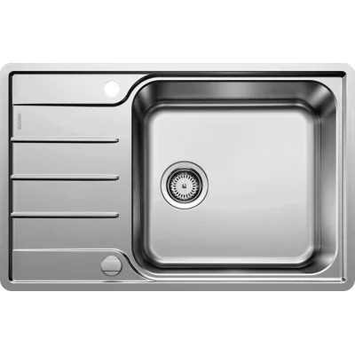 Blanco | Lavello una vasca con gocciolatoio LEMIS XL 6 S-IF Compact 1525110 in acciaio inox da 78x50 cm - Sopratop/Filotop