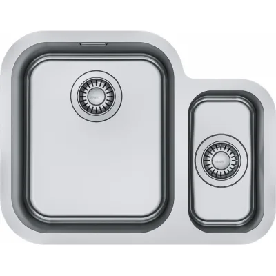 Franke Lavello a una vasca con vaschetta Smart Sottotop SRX 160-34-16 122.0736.139 finitura inox da 58x45 cm