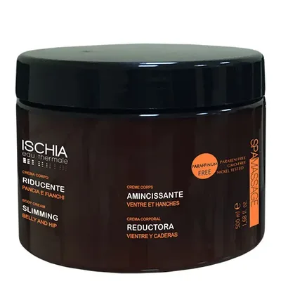 Crema massaggio riducente pancia e fianchi ischia thermale 500ml