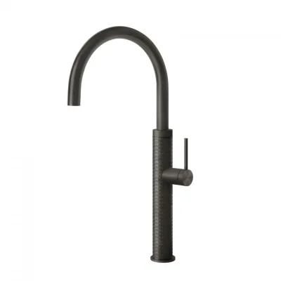 Gessi Miscelatore monocomando Kitchen Meccanica 60018 707 finitura Black Metal Brushed