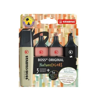 STABILO AST4 BOSS ORIGINAL NATURECOLORS 70/4-2-3