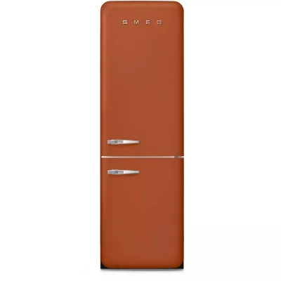 Smeg Frigorifero combinato con cerniere a destra a libera installazione FAB32RACM6 finitura amber clay da 60 cm - IN PROMOZIONE FINO AL 30/06